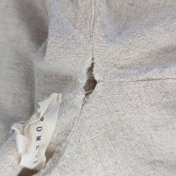 Promesa Flounce Cami Linen Rayon Cotton Bodysuit - Picture 3 of 13